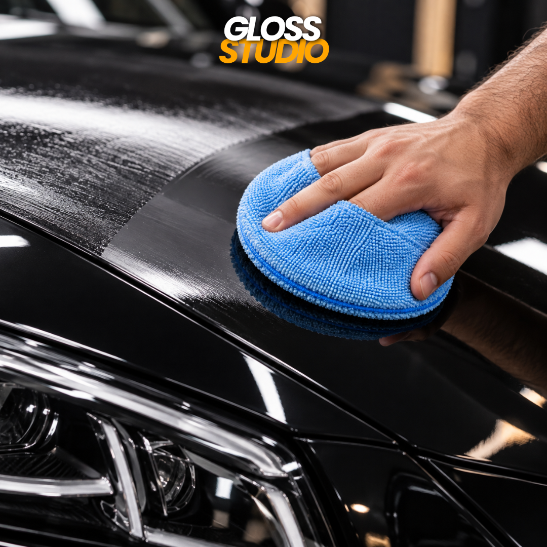 Microfiber Applicator Pad – Car Wax & Polish Applicator Pad | Pack of 3