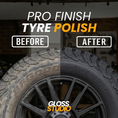 Pro-Finish Tyre Polish – Matte, Non-Sticky, Long-Lasting Shine (300ml)