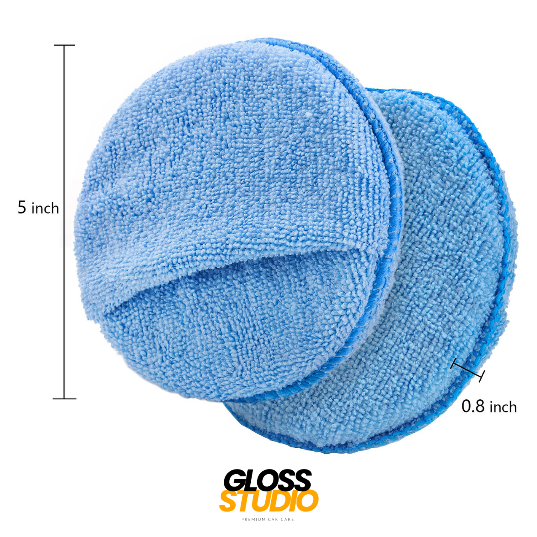 Microfiber Applicator Pad – Car Wax & Polish Applicator Pad | Pack of 3