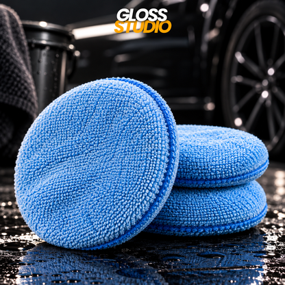 Microfiber Applicator Pad – Car Wax & Polish Applicator Pad | Pack of 3