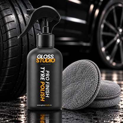 Pro-Finish Tyre Polish – Matte, Long-Lasting Shine (300ml) + Applicator
