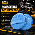 Microfiber Applicator Pad – Car Wax & Polish Applicator Pad | Pack of 3